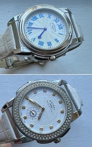 Rotary Evolution Tz2 Two Faces Dual Time Reversible Ladies Watch - Picture 1 of 13