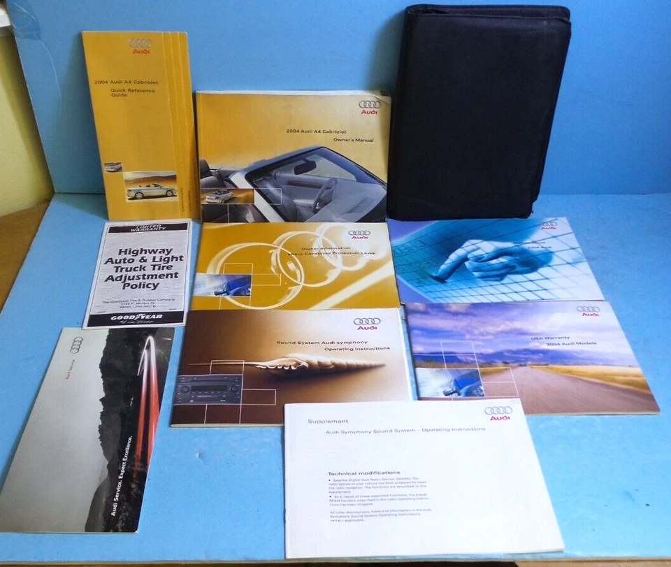 Audi A4 Cabriolet 04 2004 manual del propietario Foto 1 de 1
