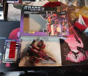 Thrust W/Box , Parts, Manuals 1985 Vintage G1 Transformers Hasbro Action Figure - Picture 1 of 13