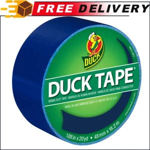 Duck 1304959 Color Duct Tape, Single Roll, Blue - Picture 1 of 11