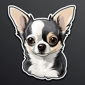 Autoaufkleber Sticker Niedlicher Chihuahua Aufkleber - Picture 1 of 1