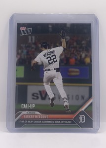 PARKER MEADOWS Rookie Call-Up 1st HR 2023 Topps Now #761 Detroit Tigers PR: 1668
