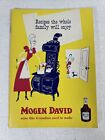 1950's Mogen David Wine "Recipes the Whole Family Will Enjoy" Vintage Booklet