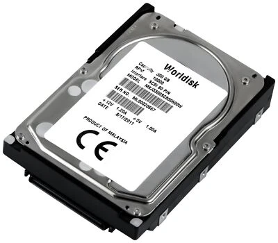 Hard Worldisk 300GB 10000U/Min SCSI U320 80-pin MXJ3300SC800600W 3.5 " Inch - Image 1 of 3