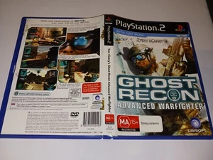 TOM CLANCY'S GHOST RECON ADVANCED WARFIGHTER (SONY PS2 GAME, MA15+) - Foto 1 di 4
