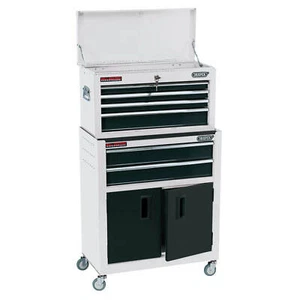 Draper 6 Drawer Roller Cabinet and Tool Chest Combination White - Picture 1 of 4