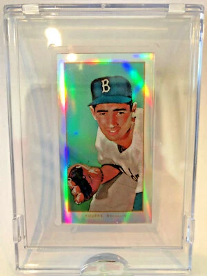 Serial # 003/999 ~ Sandy Koufax 2011 eTopps T206 Brooklyn Dodgers GEM MINT - Image 1 of 4