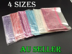 50 X Cellophane CellpBags Christmas Gift Bags Candy Food Party Lolly Loot Bags - Picture 1 of 7