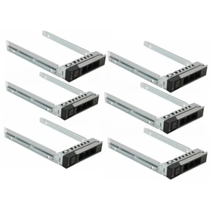 6-Pack 2.5" DXD9H Hard Drive Caddy for Dell R250 R350 R440 R450 R540 R550  R840 - Picture 1 of 9
