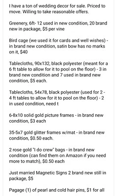 Свадебные товары новые, слегка б/у  - Изображение 1 из 4