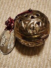 Vintage Original Friendship Ball by Alda’s Ornament Silver Plated Made In INDIA