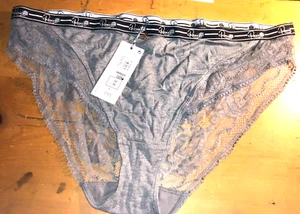 M&S Rosie BNWT Womens High Leg Knickers - Grey Size 22 - Picture 1 of 5
