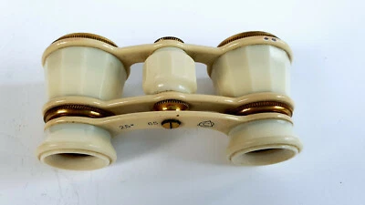 Vintage Soviet, Russian USSR Teatre Binoculars, from 1960's, 2.5x, Original Case - Image 1 of 4