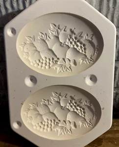 Dona's D-1531 Ceramic Slip Mold Seasons Inserts Fruit Apples Berry Grapes Ivy - Picture 1 of 7