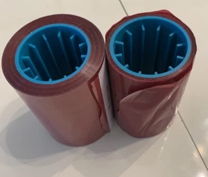 Datacard Colored Ribbon Burgundy #596230-012 One New One Little Left - Picture 1 of 1