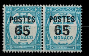 Monaco timbre paire du n° 148a dont gros chiffre Neuf ** / MNH - Picture 1 of 1