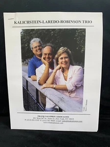 KALICHSTEIN LAREDO ROBINSON TRIO - 30th Anniversary PRESS KIT - date 2007 - Picture 1 of 2