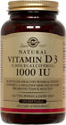 Solgar Vitamin D3 Cholecalciferol 1000 IU 250 Softgels