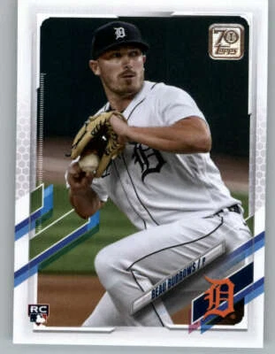 2021 Topps #123 Beau Burrows RC (ref 156266) - Image 1 of 2