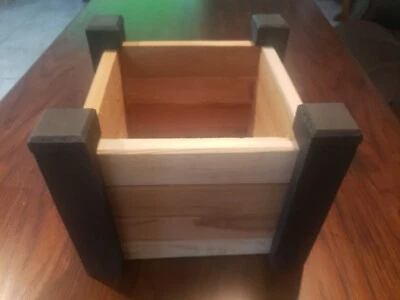 Hand Crafted Cedar Wood Multi-purpose Planter - Image 1 of 4