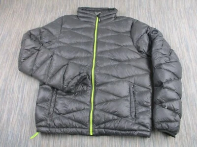 Quiksilver Jacket Mens Small Down And Feather Insulation Slim Fit Charcoal Grey - Image 1 of 4