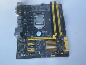 ASUS B85M-G REV. 1.01 Board LGA1150 D + CPU Intel Core i3-4130 SR1NP - Afbeelding 1 van 2