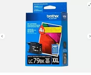 Neu! Original Brother LC79BK XXL schwarze extra ertragreiche Tintenpatrone - Bild 1 von 1