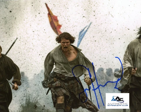 SAM HEUGHAN AUTOGRAPH SIGNED 8X10 PHOTO OUTLANDER COA Cover