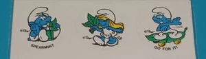 Vintage SMURF Scratch and Sniff Sticker 1 STICKER Random Pick Spearmint Scented - Picture 1 of 1