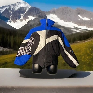 Vintage Fox Point Nylon Snowmobile Ski Jacket Womens Medium Racing 80s USA Made - Picture 1 of 7