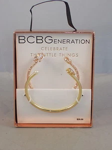 BCBG Generation CELEBRATE THE LITTLE THINGS Pink Crystal Pearl Bracelet GIFT SET - Picture 1 of 2