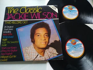 Jackie Wilson the Classic 1987 Sanni Sr 20008 - 2 X LP 12 " vinyl VG/VG Am - Picture 1 of 6