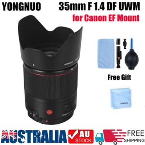 YONGNUO YN 35mm F1.4 C DF UWM Full-Frame Auto Focus Lens for Canon EF Mount - Picture 1 of 12