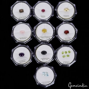 17 Pcs Estate Genuine Precious Loose Mix Cut Jewelry Multi Gemstones Collection - Picture 1 of 7