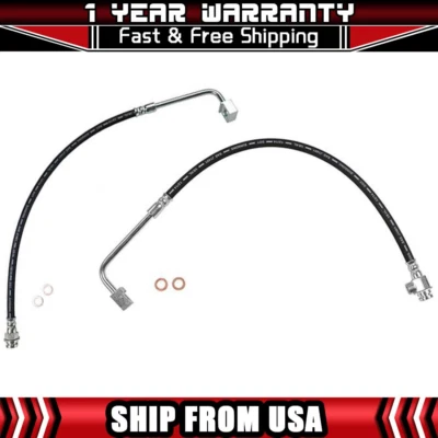 Manguera hidráulica de freno delantera para Ford F-250 1989-1996 2 piezas Sunsong Foto 1 de 4