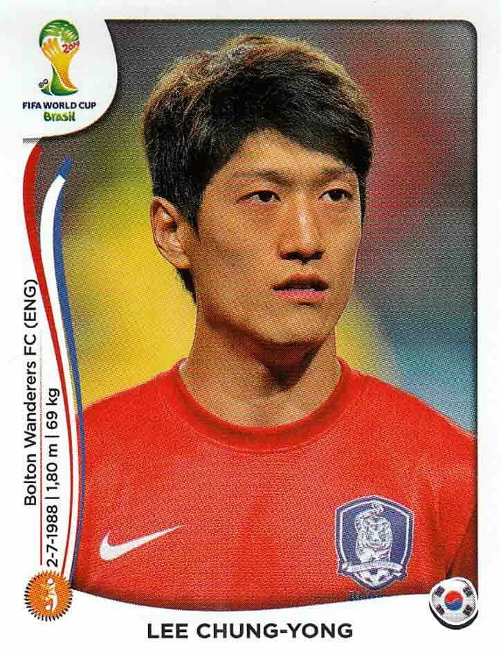 PANINI FUßBALL FIFA WM 2014 BASIL/BRASILIEN Panini Sticker World Cup 2014 No. 631: Lee Chung-Yong Korea Republic Image NEW