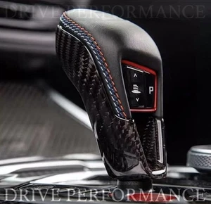 Genuine Carbon Fibre Interior Gear Knob Trim Cover BMW M8 F91 F92 F93 2019+ - Picture 1 of 8