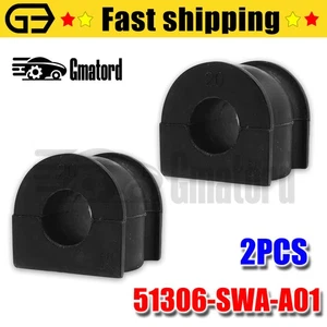 2PCS Suspension Stabilizer Bar Bushings 51306-SWA-A01 For Honda CR-V 2.4L New - Picture 1 of 7