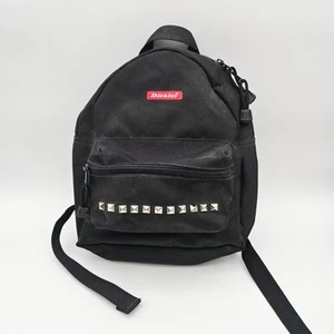 Dickies Small Black Silver Stud Trim Backpack Adjustable Straps - Picture 1 of 5