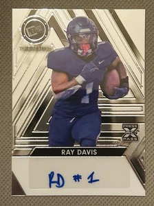 Ray Davis 2024 Leaf Press Pass Premium Auto /99 #BA-RD2 Rookie RC Card - Bild 1 von 3