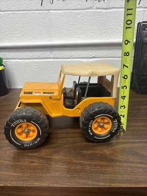 Vintage Tonka 1970’s Dune Buggy Yellow/Orange Jeep Pressed Steel Toy Collect HTF - Image 1 of 4