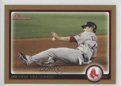 2010 Bowman Gold Jacoby Ellsbury #188 - Image 1 of 2