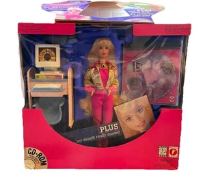 Barbie Mattel parla con me! Bambola Computer Scrivania Ufficio Gioco Interattivo (17350) - Foto 1 di 8