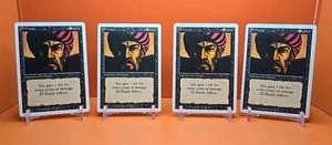 ⚫️⚫️⚫️ (4) 1994 MAGIC The Gathering EL-HAJJAJ REVISED 3RD EDITION PLAYED ⚫️⚫️⚫️ - Picture 1 of 10