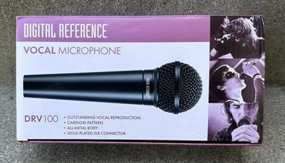 Digital Reference DRV100 Dynamic Cardioid Handheld Microphone New In Box - Image 1 of 4