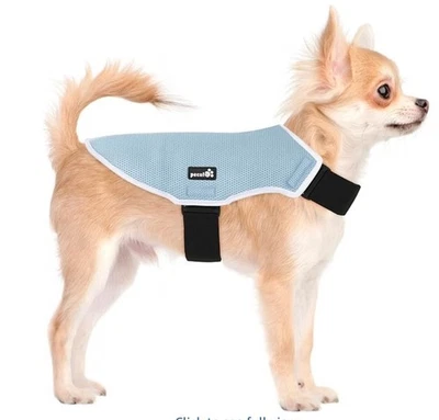 pecute Dog Cooling Vest Coat Sun Protection Breathable Mesh Adjustable Straps - Image 1 of 4