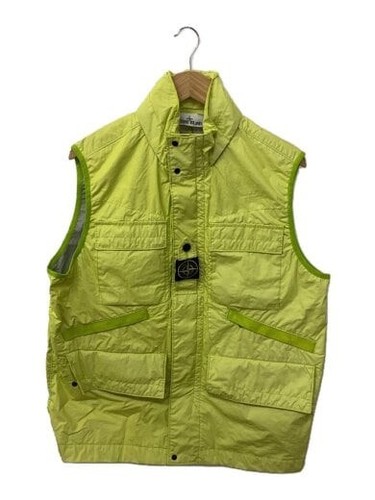 STONE ISLAND 22SS Membrana 3L Gilet Gilet Nylon L Nylon YLW 7615G0123