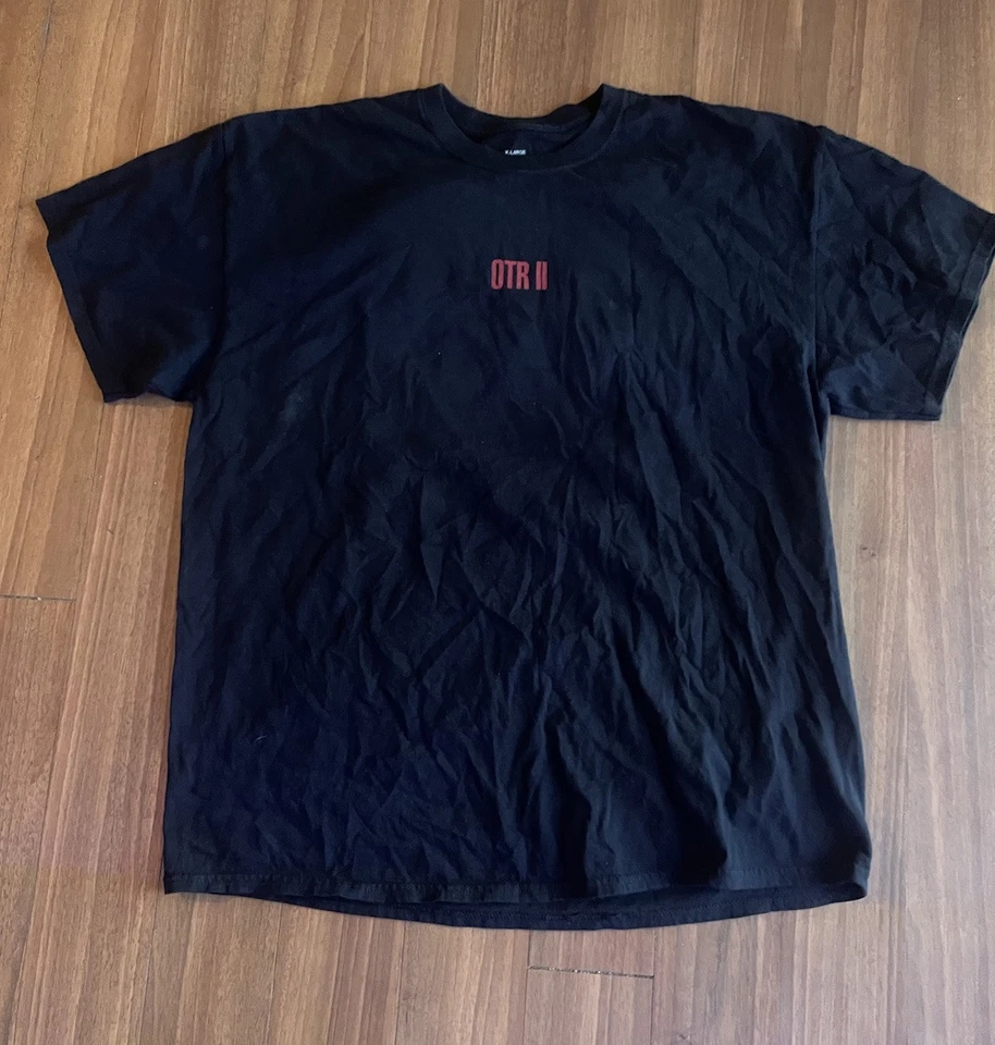 Y2K OTR 2 Beyonce Jay Z T-Shirt Rare Retro Hype Gangster size XL color black - Image 1 of 4