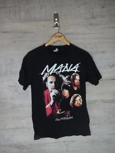 Camiseta gráfica Mana Band Cama Incendiada Tour de colección negra con etiqueta pequeña - Imagen 1 de 4