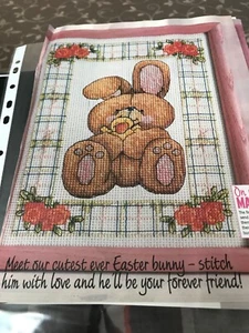 " Cutest Easter Bunny "  Stitch Chart (Pages  from a Magazine) 41 - Picture 1 of 2